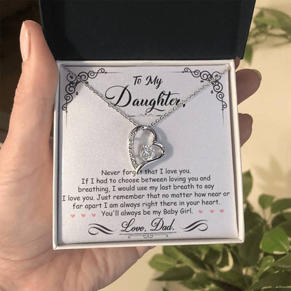 Baby Girl Necklace – My Baby Girl Forever Love Necklace