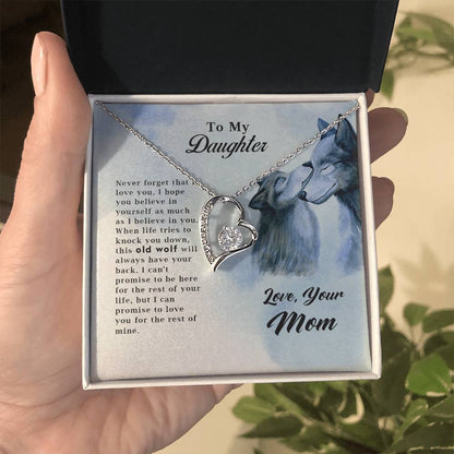Wolf Necklace – Old Wolf Forever Love Pendant for Men