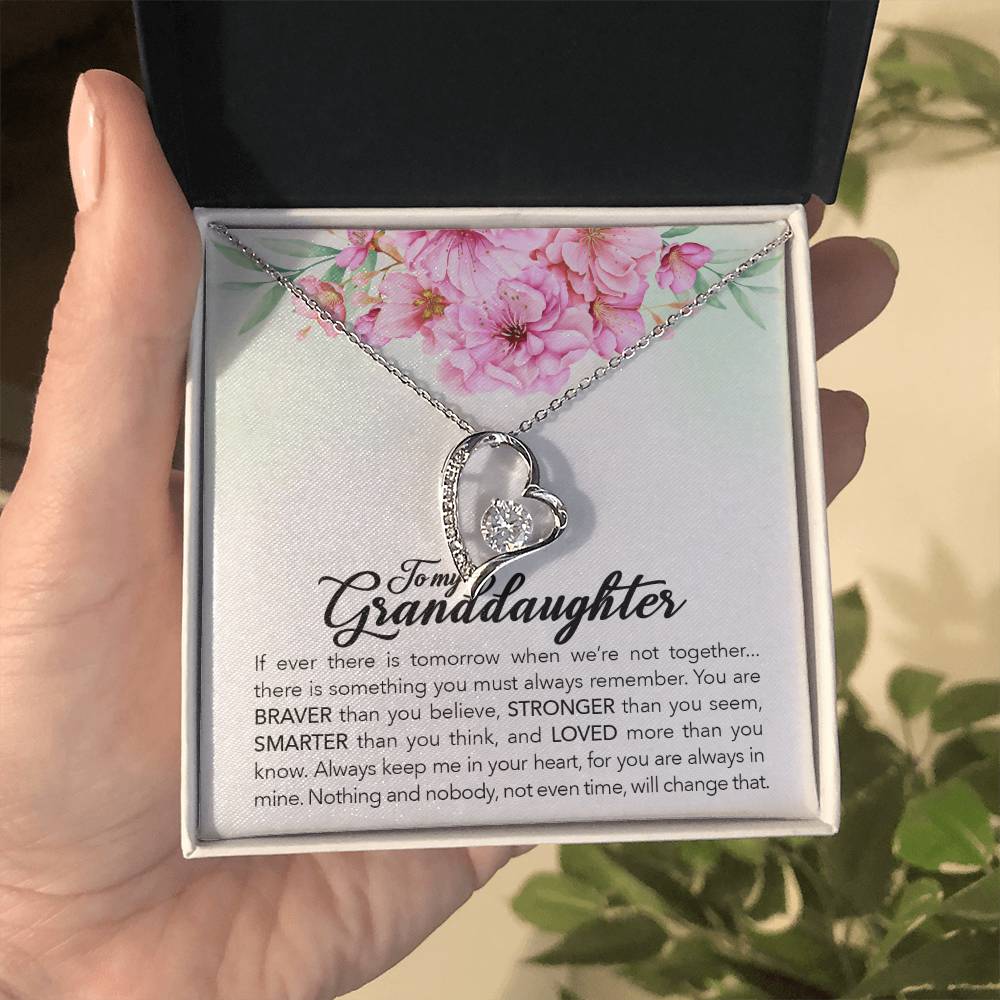 Granddaughter Necklace – Brave Forever Love Necklace Gift