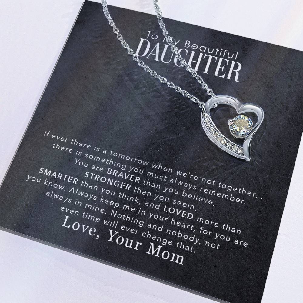 Daughter Love Necklace – My Beautiful Daughter Forever Love Necklace