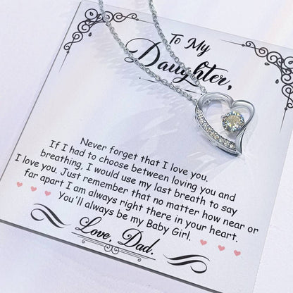 Baby Girl Necklace – My Baby Girl Forever Love Necklace