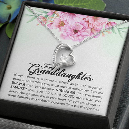 Granddaughter Necklace – Brave Forever Love Necklace Gift