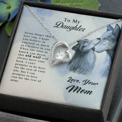 Wolf Necklace – Old Wolf Forever Love Pendant for Men