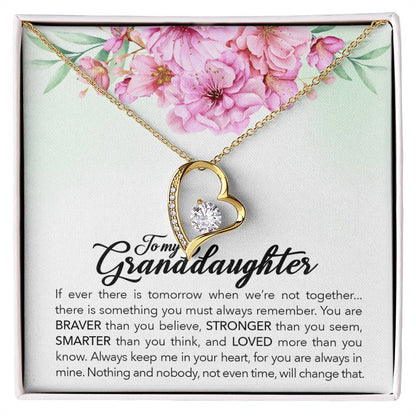 Granddaughter Necklace – Brave Forever Love Necklace Gift