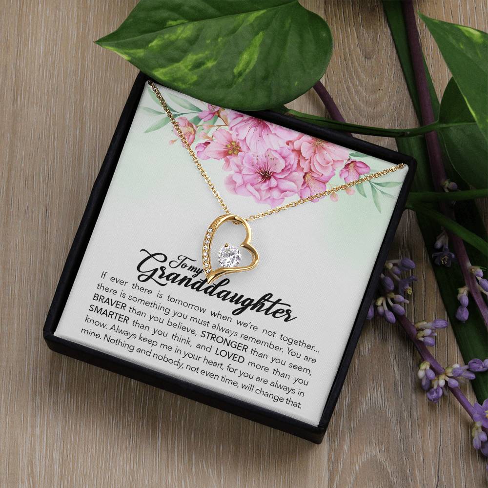 Granddaughter Necklace – Brave Forever Love Necklace Gift