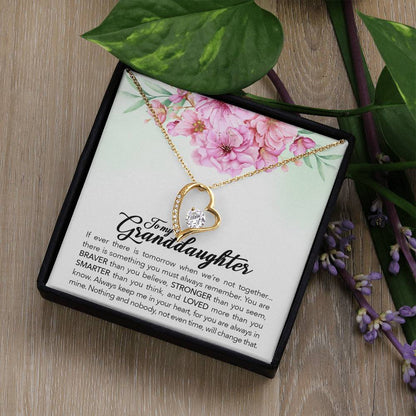 Granddaughter Necklace – Brave Forever Love Necklace Gift