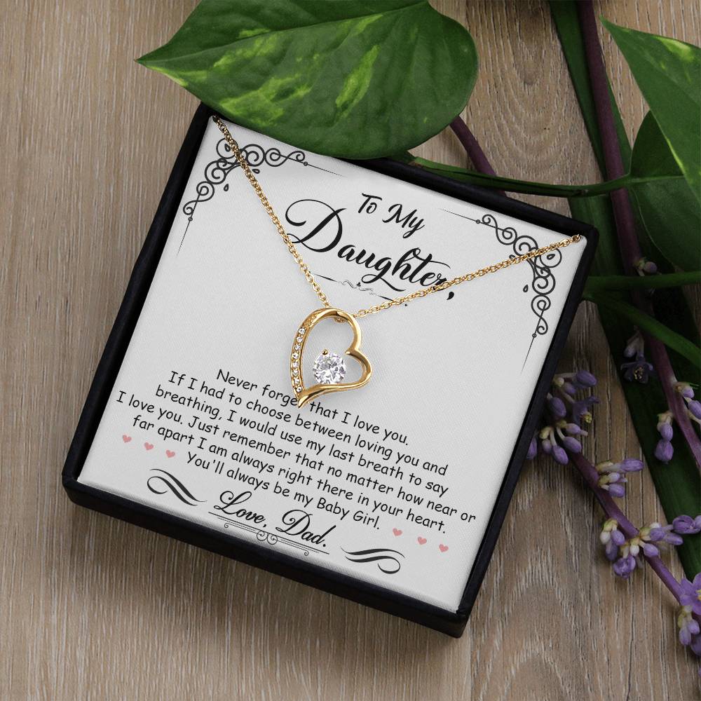 Baby Girl Necklace – My Baby Girl Forever Love Necklace