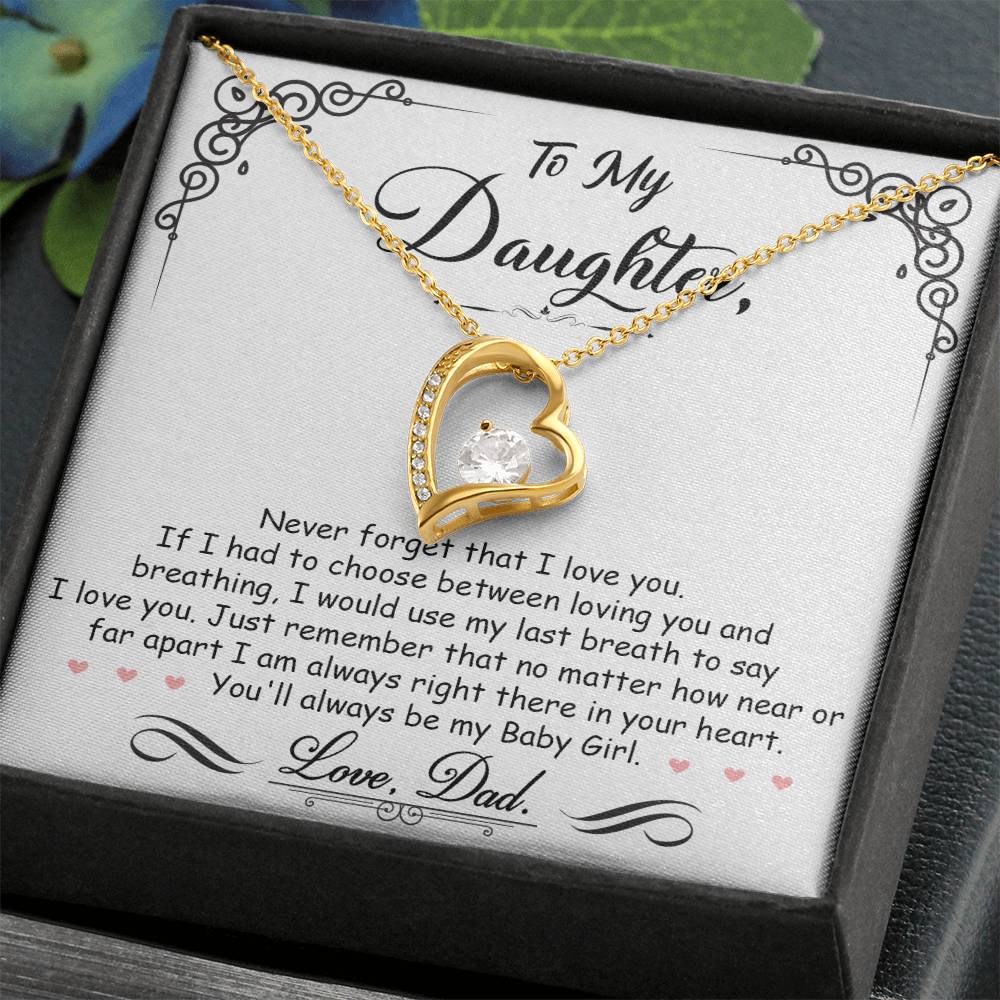 Baby Girl Necklace – My Baby Girl Forever Love Necklace