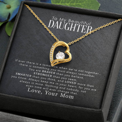 Daughter Love Necklace – My Beautiful Daughter Forever Love Necklace