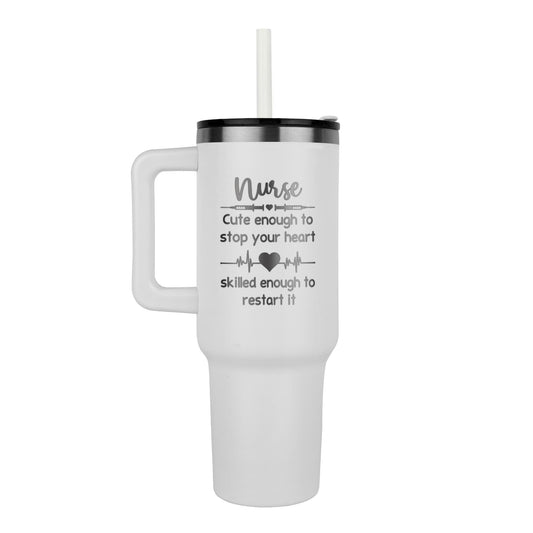 Gift for Nurse – Insulated Nurse Tumbler 40oz