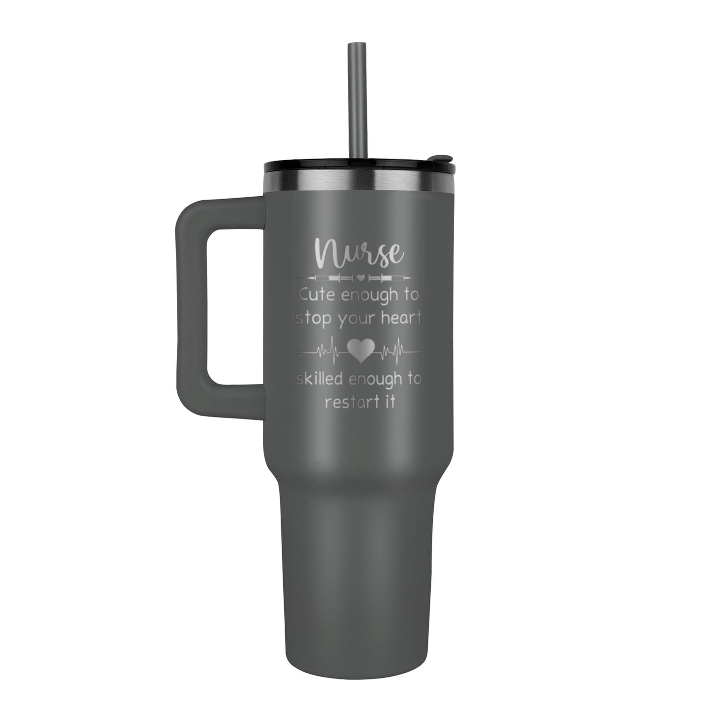 Gift for Nurse – Insulated Nurse Tumbler 40oz