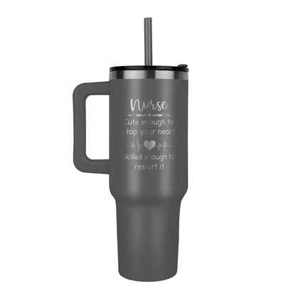 Gift for Nurse – Insulated Nurse Tumbler 40oz
