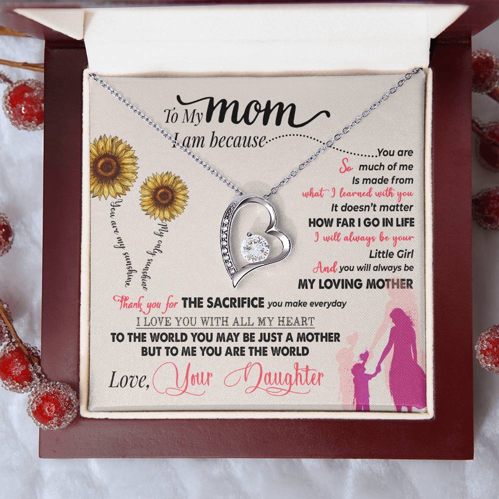 elegant love necklace gift 