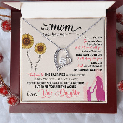 elegant love necklace gift 